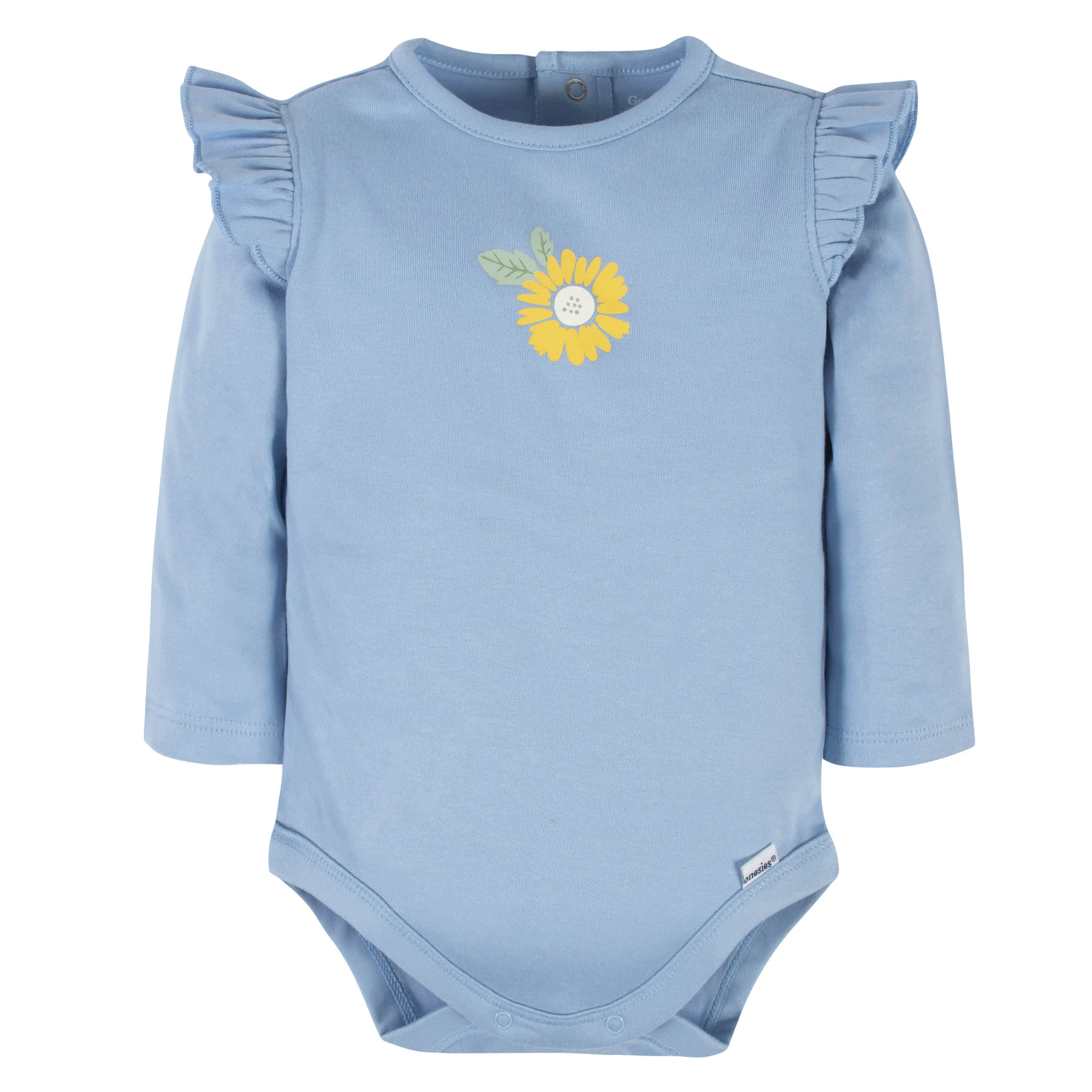 3-Piece Baby Girls Sunny Garden Onesies® Bodysuit, Pants & Headband Set