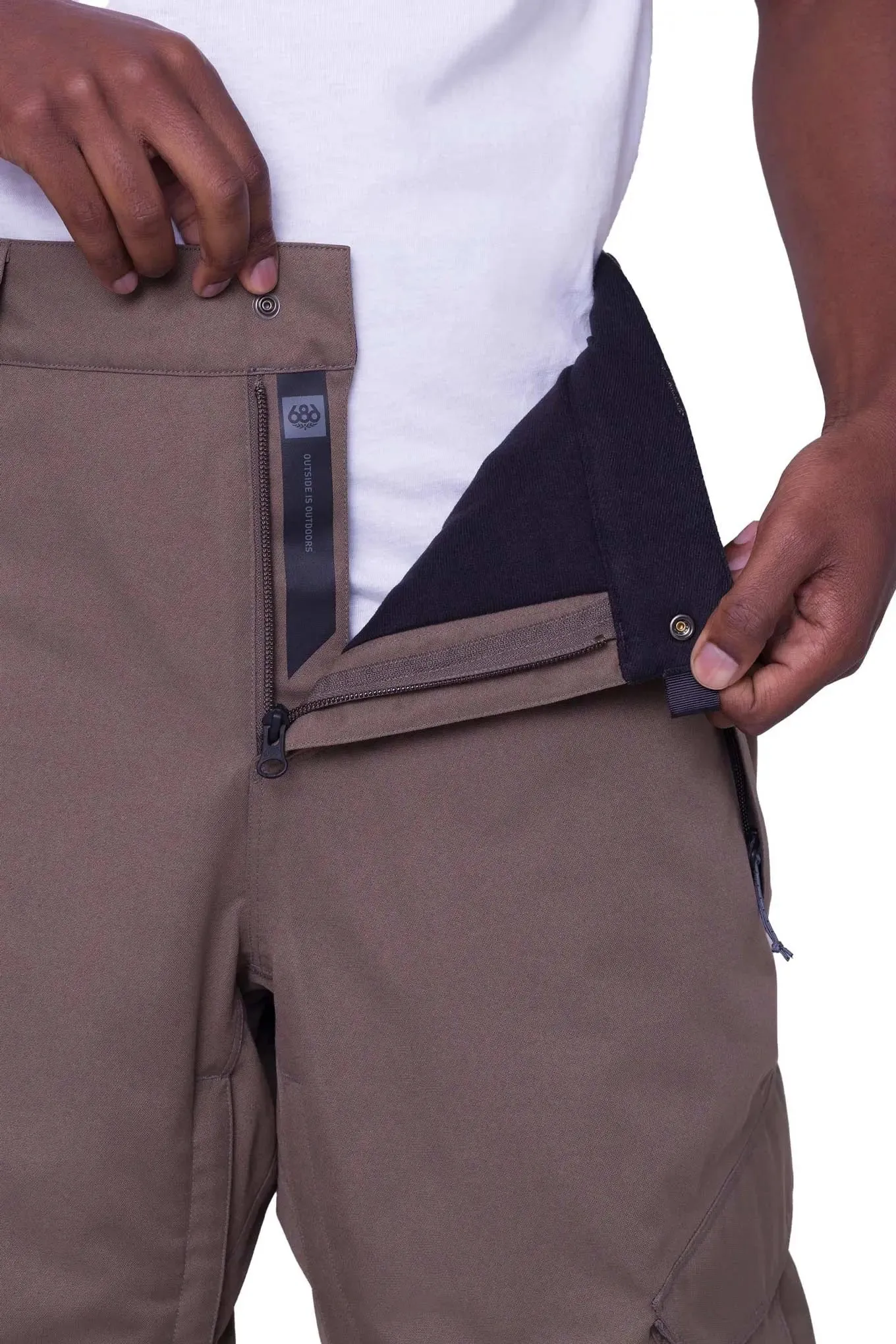 686 Infinity Insulated Cargo Snow Pants - Tobacco