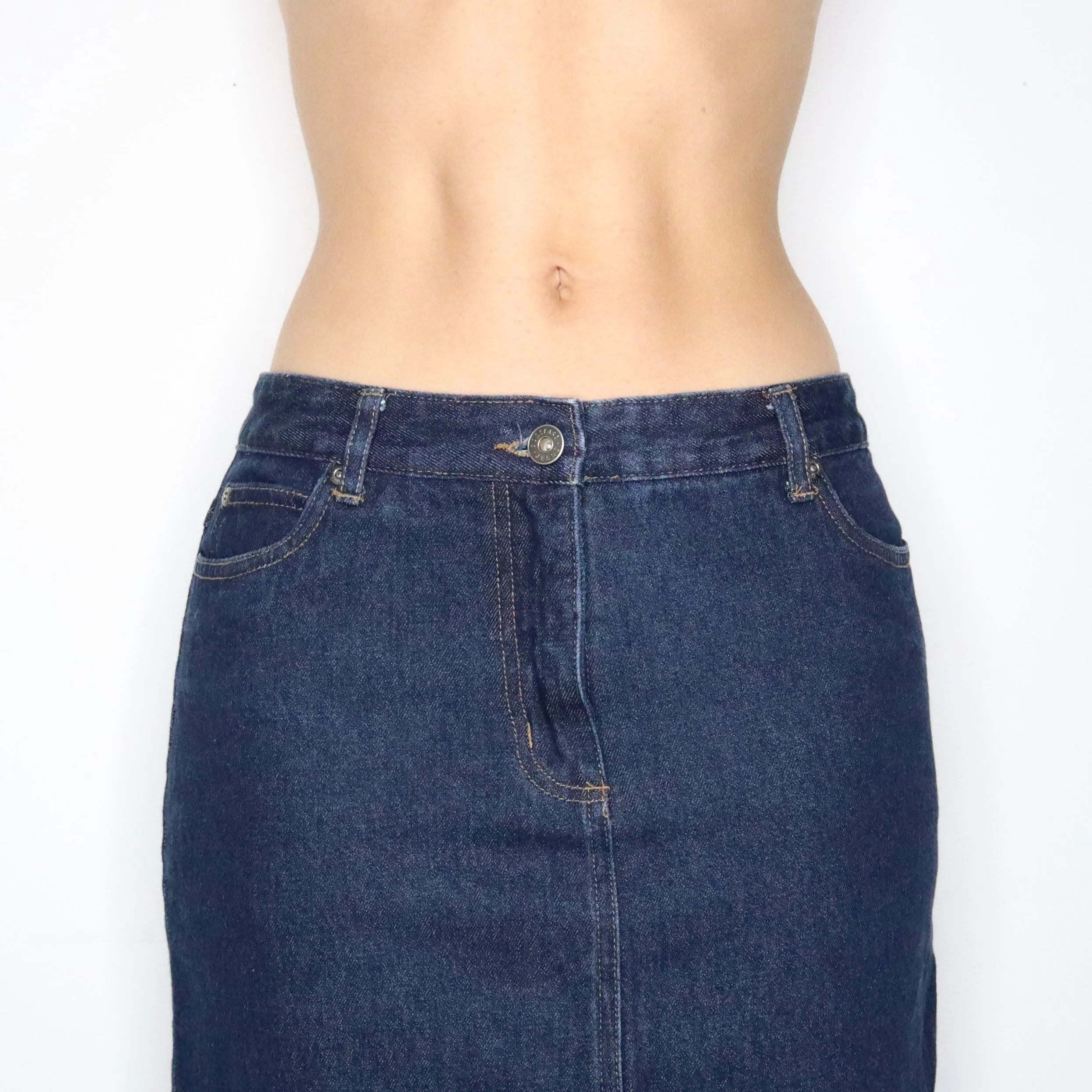 90s Denim Maxi Skirt (S-M)