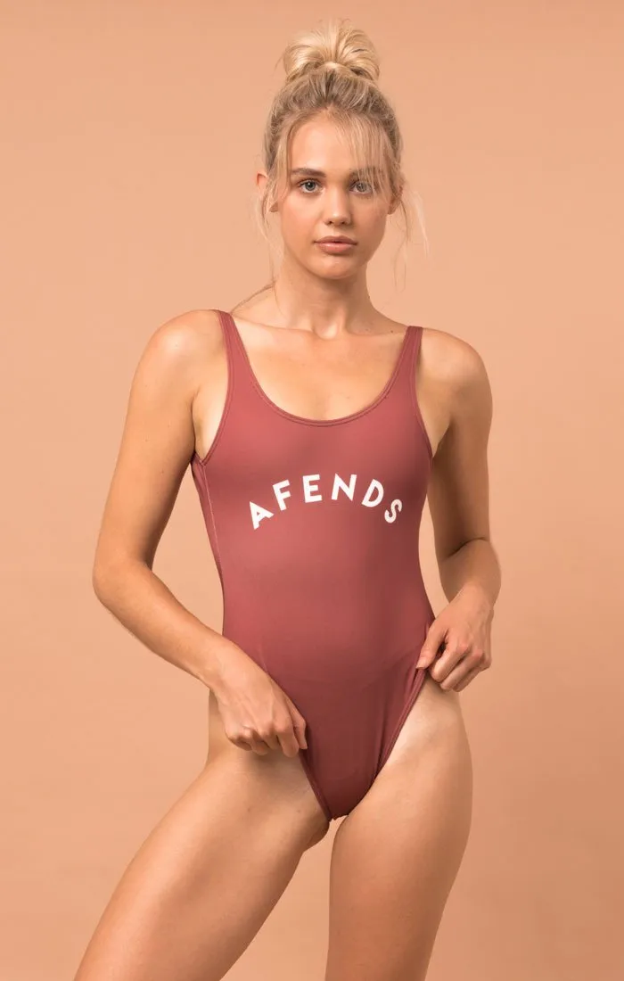 Afends Womens On Duty One Piece - One Piece Swimsuit