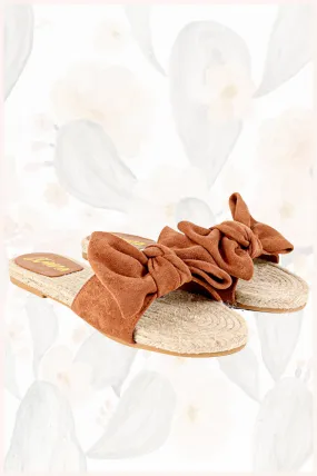 Aileen Suede   Weaved Slide