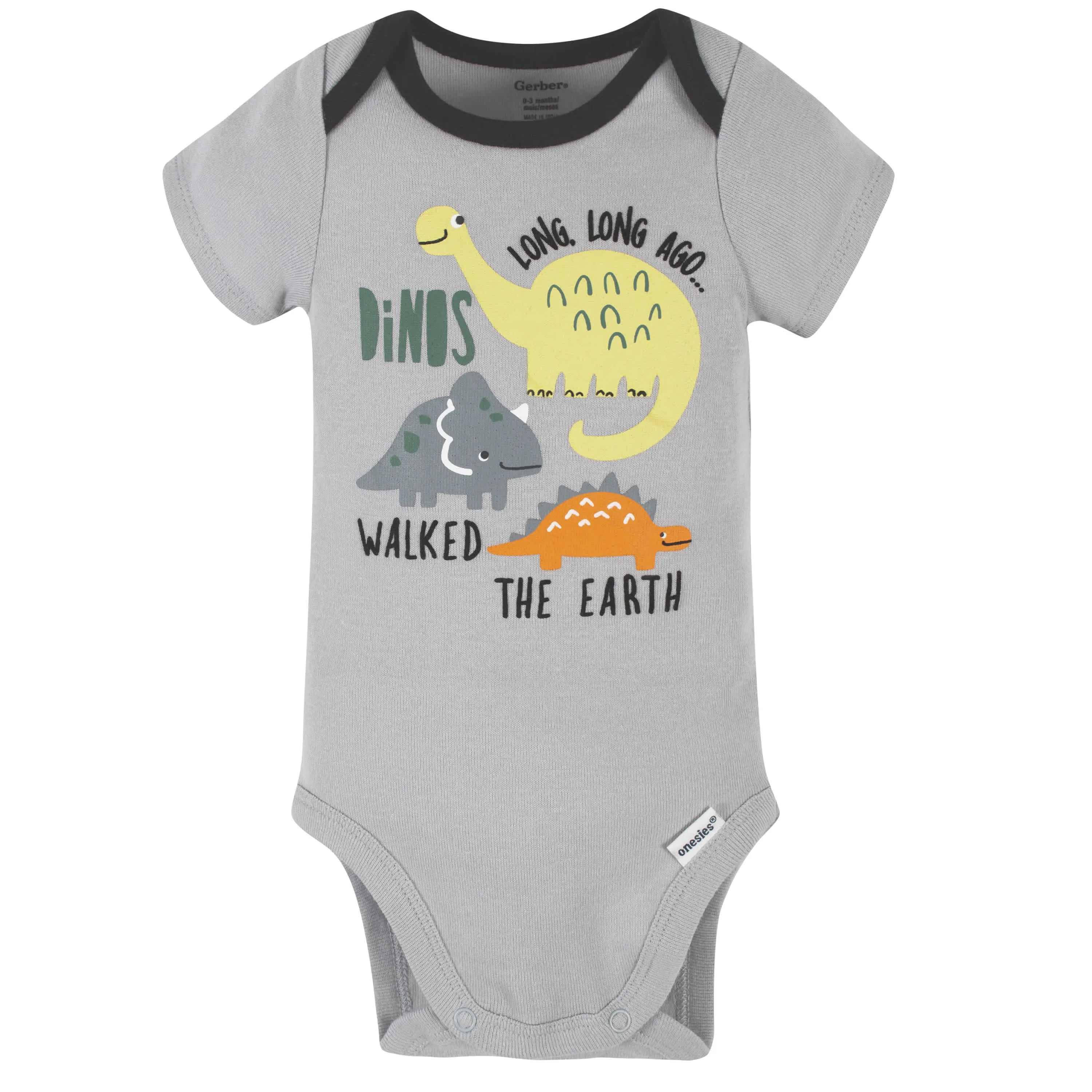 Baby Boys 4-Piece Dinosaur Onesies® Bodysuit, Shirt, Shorts, & Pants Set