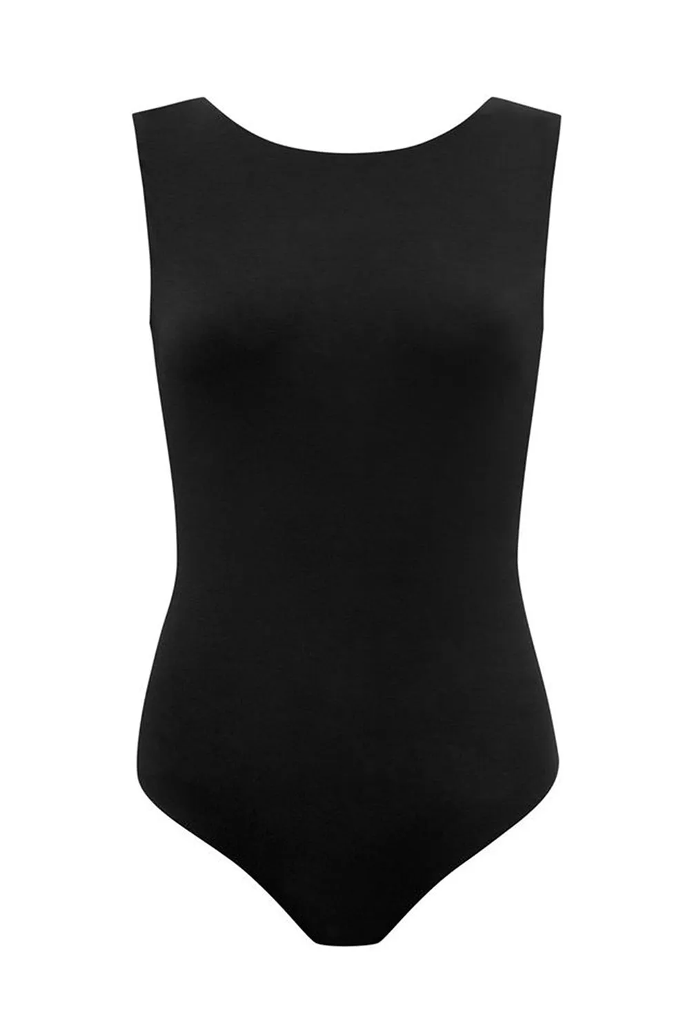Backless Bodysuit Black