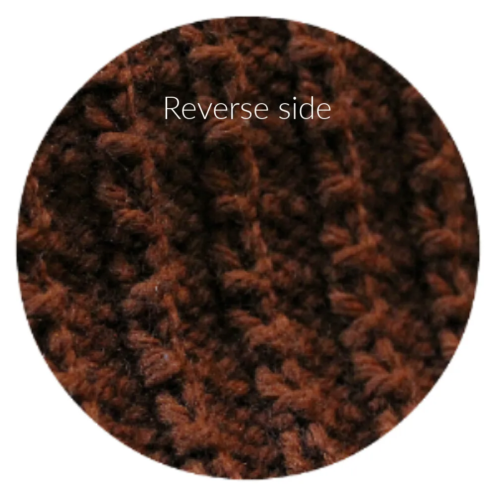 Bamboo Stitch Pattern Flat and in the Round