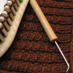 Bamboo Stitch Pattern Flat and in the Round