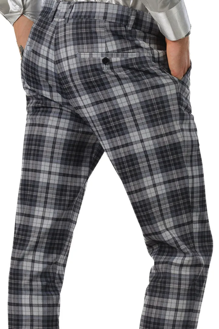 Barabas Kherson 2CP191 Chino Slim Fit Pants Black/Grey