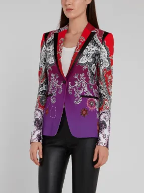 Baroque Print Blazer