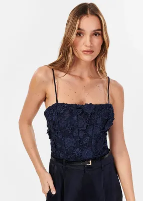 Beleza Bodysuit | Navy