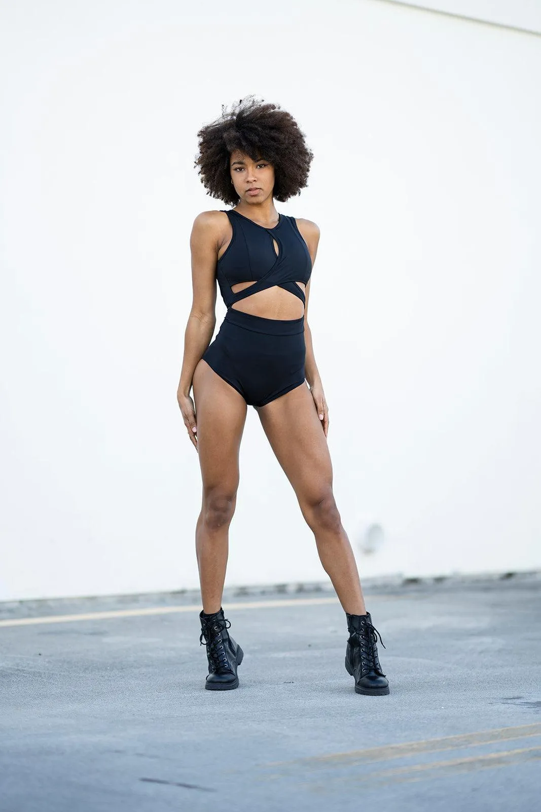 Black Fusion Bodysuit