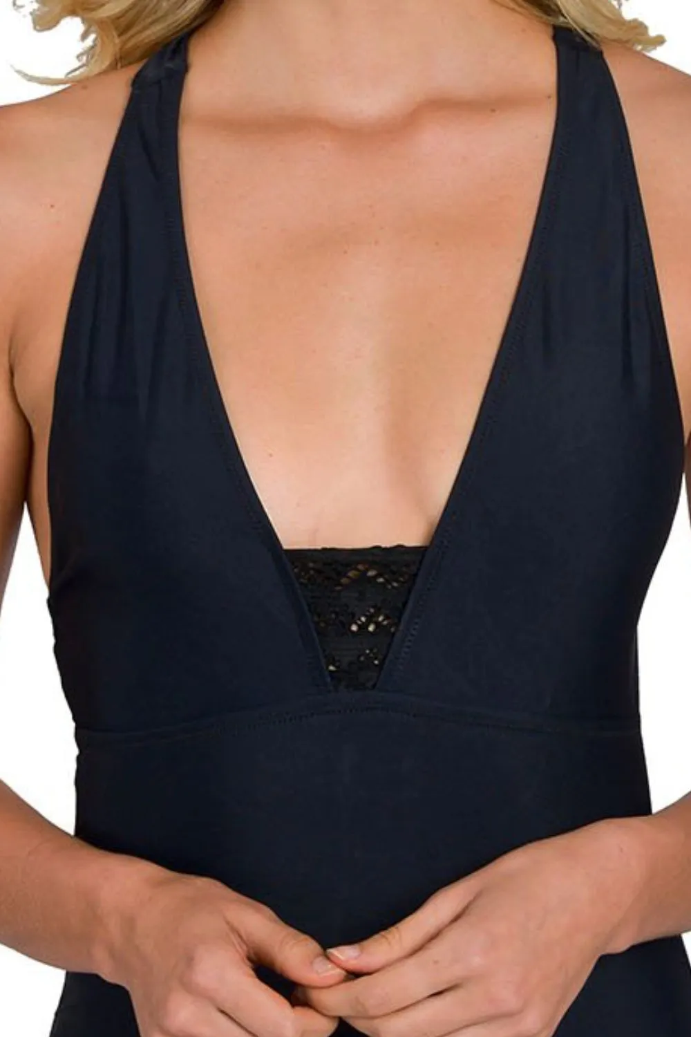 BLACK Maya Unlimited Elegant One Piece