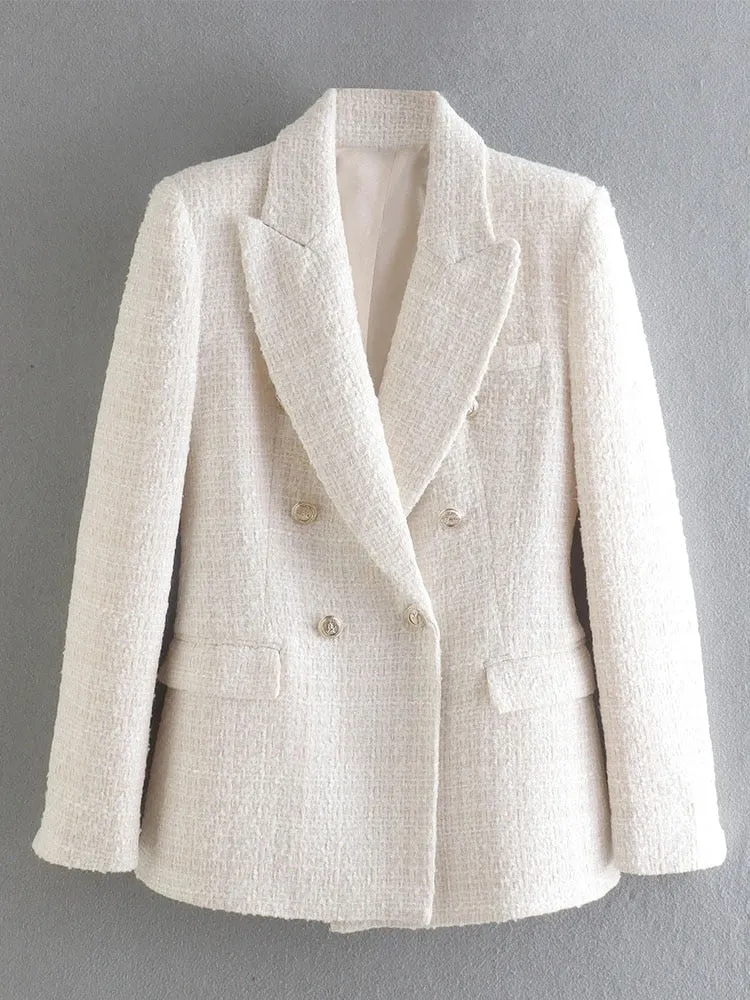 Blazer Feminino Alongado Tweed - Classic