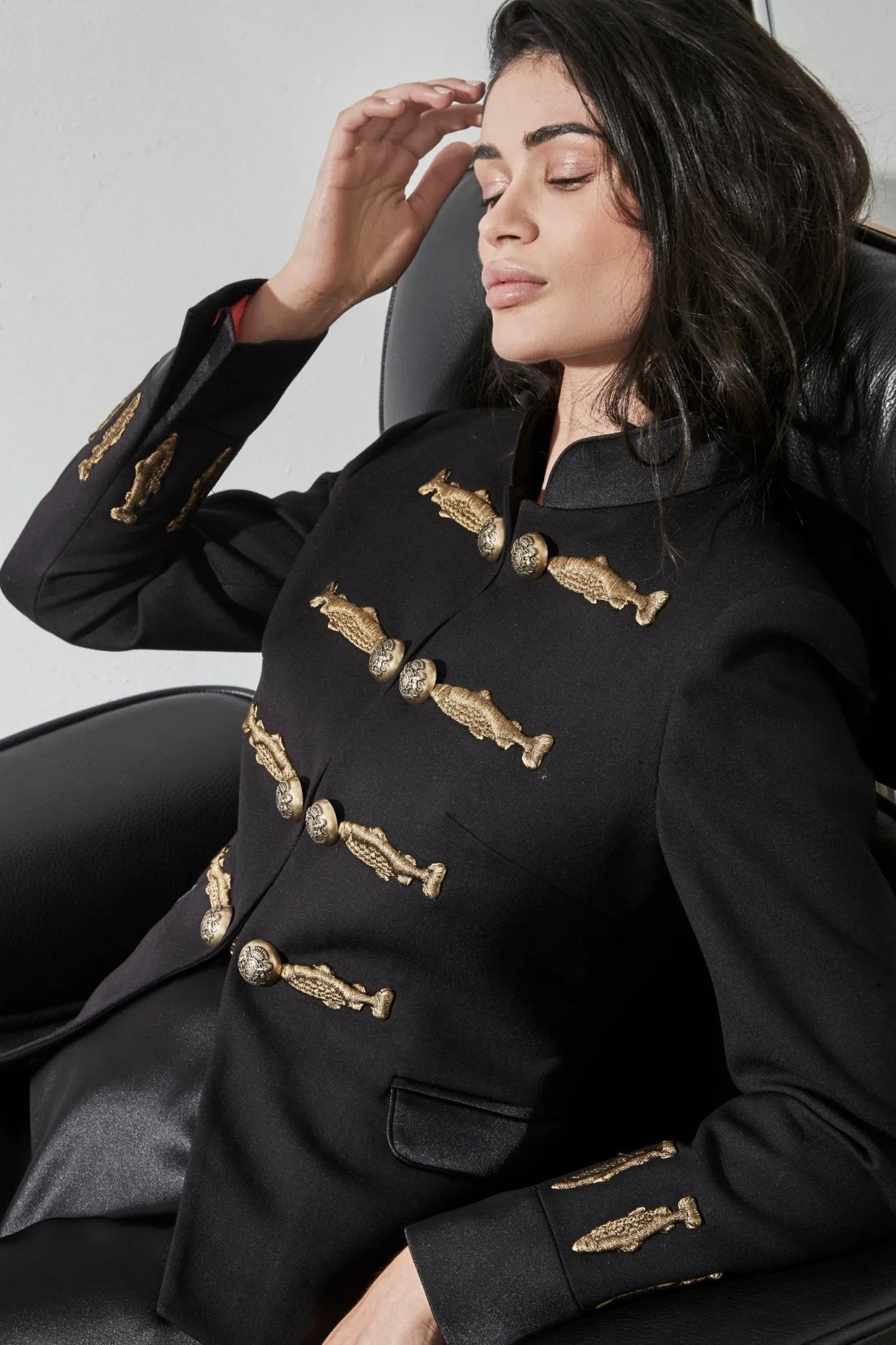 BLAZER MILITAR NEGRO NUVOLA
