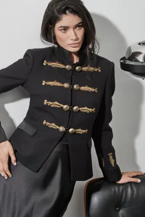 BLAZER MILITAR NEGRO NUVOLA