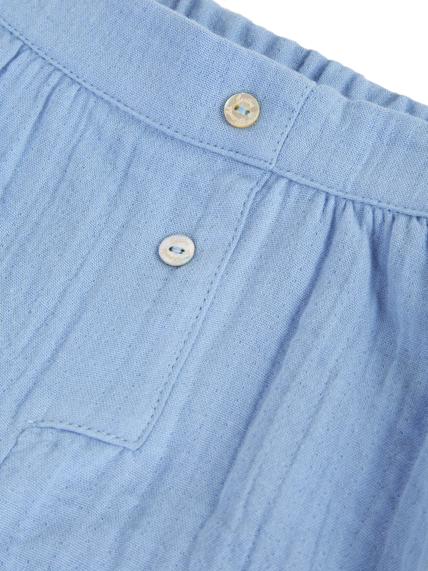 Bloomers - Horizon blue cotton