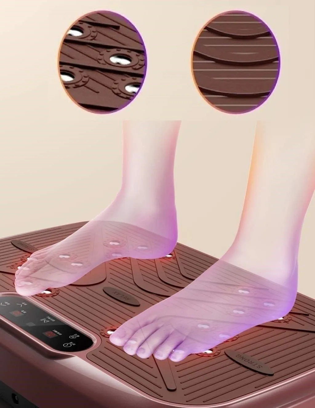 Body Shaping Slim Exercise Vibration Plate - Full Body Vibration Massager