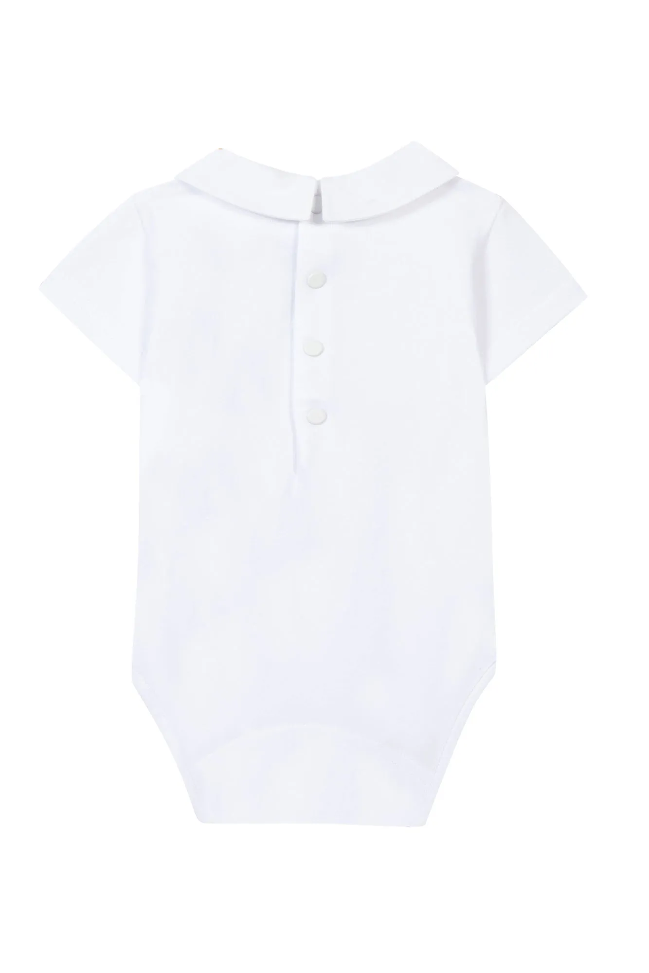 Bodysuit - Pale Yellow Fancy Embroidery