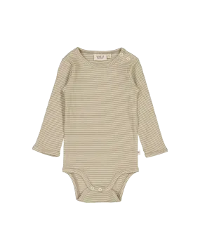 BODYSUIT WHEAT WARM STONE STRIPE