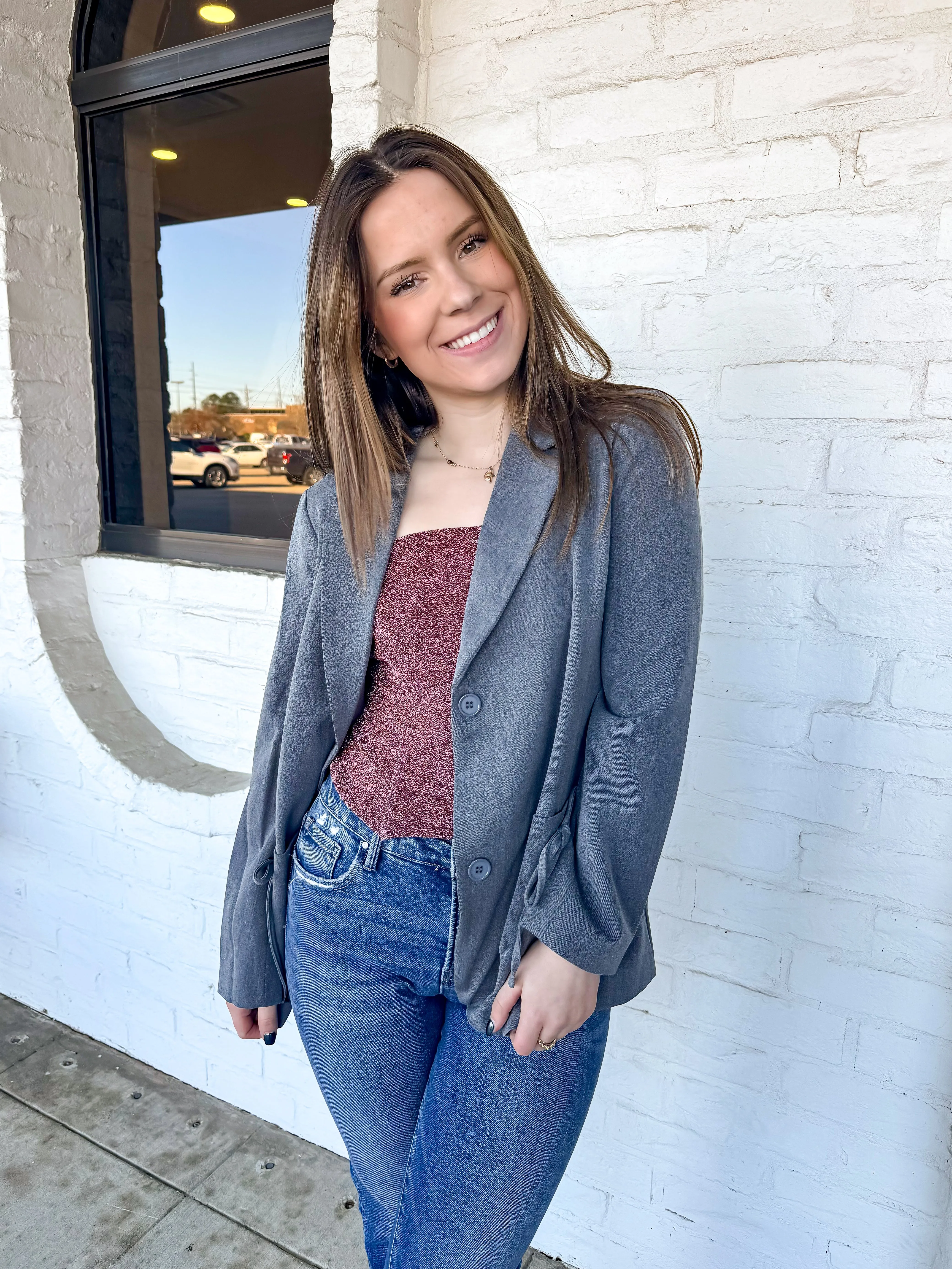 Bowlicious Blazer Grey