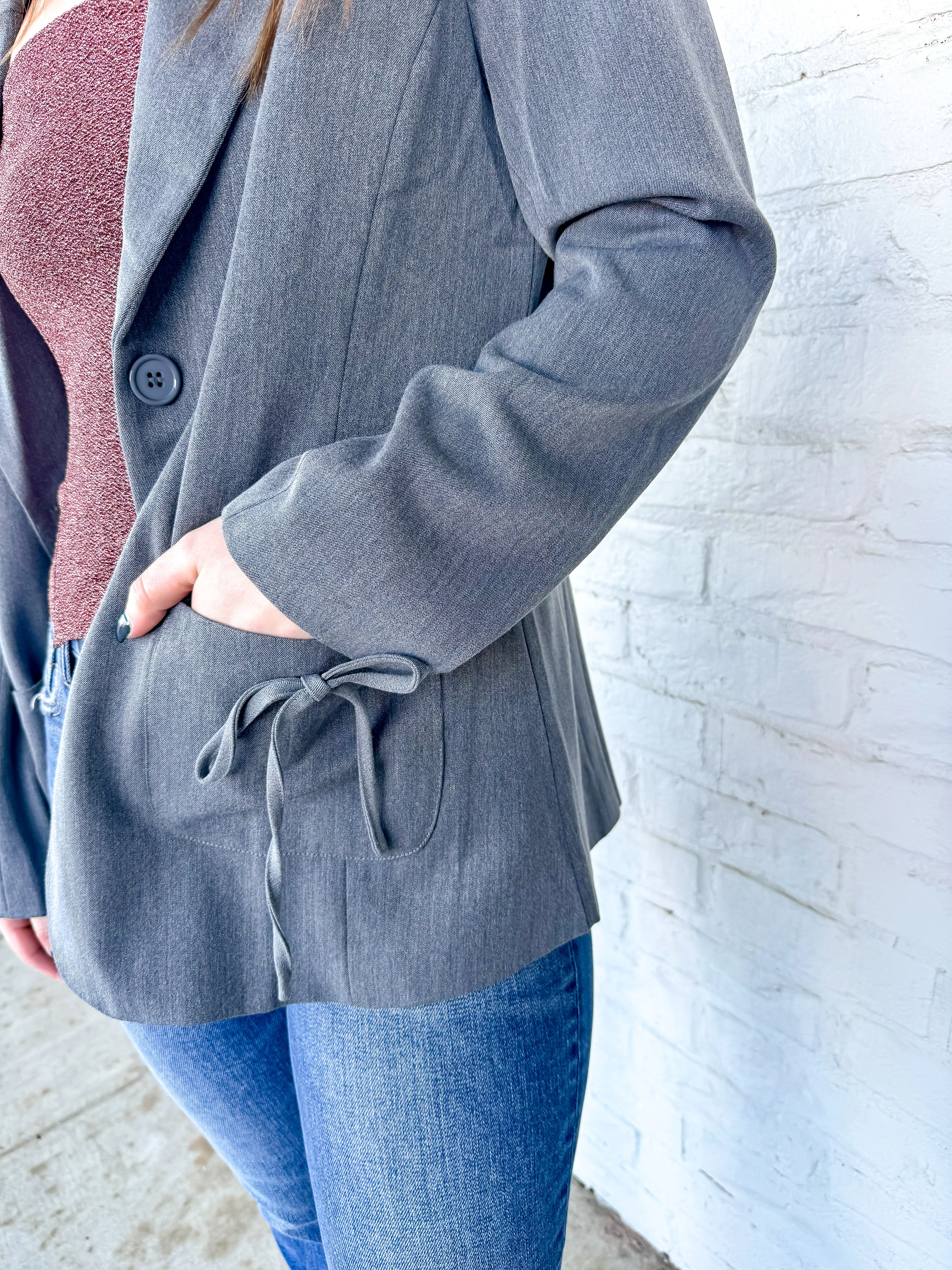 Bowlicious Blazer Grey
