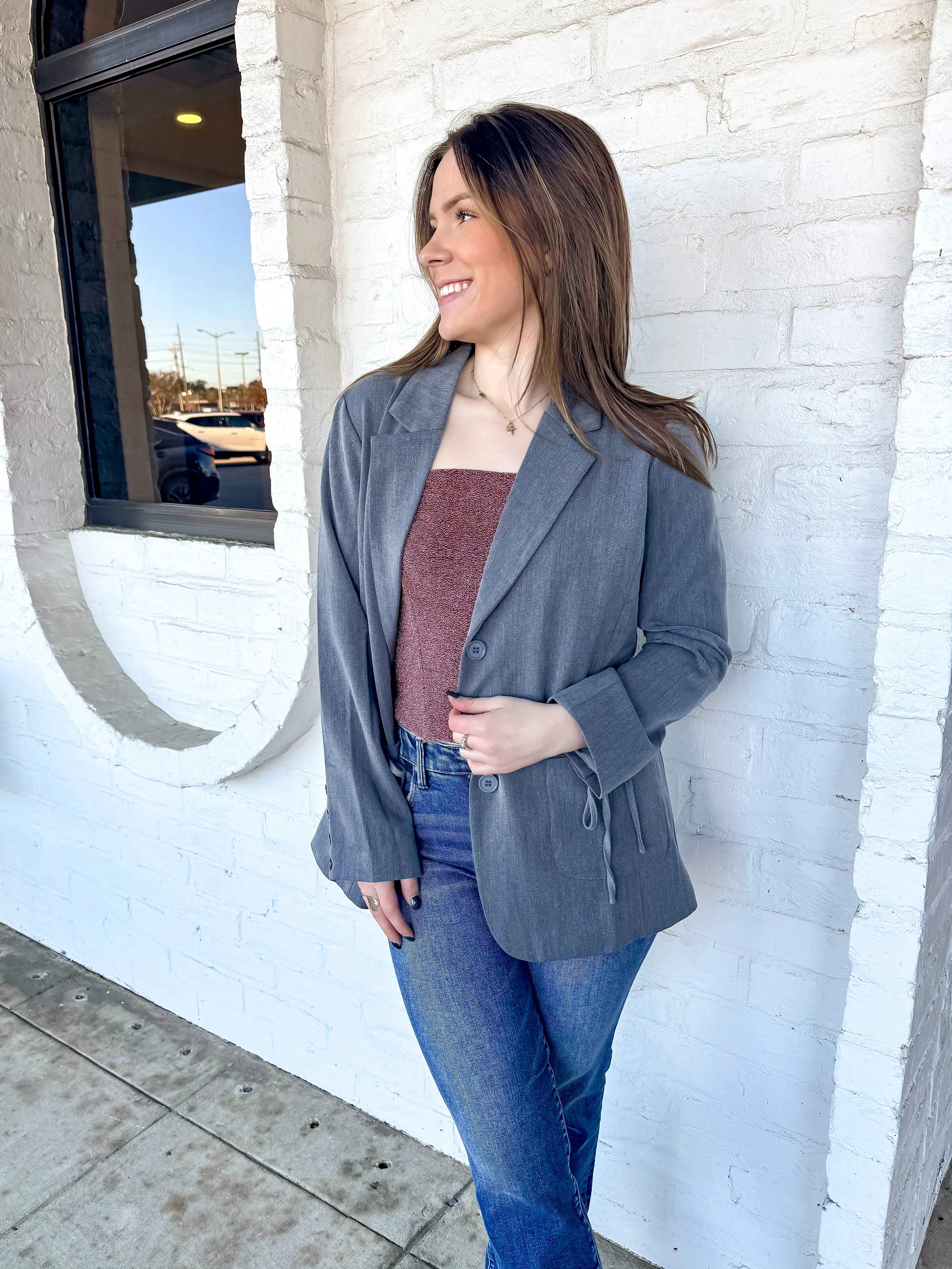 Bowlicious Blazer Grey