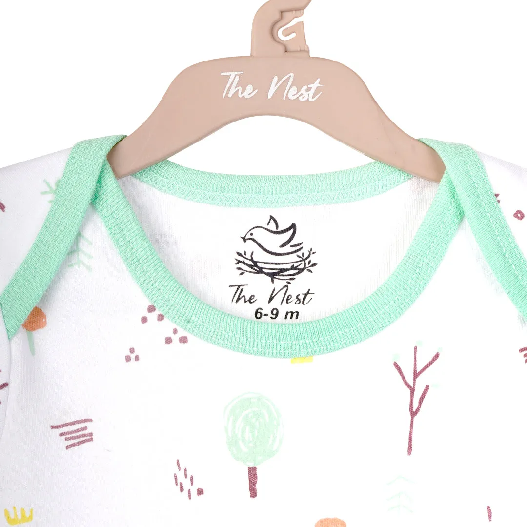 Bunny Breeze Bodysuit with Yellow Trim