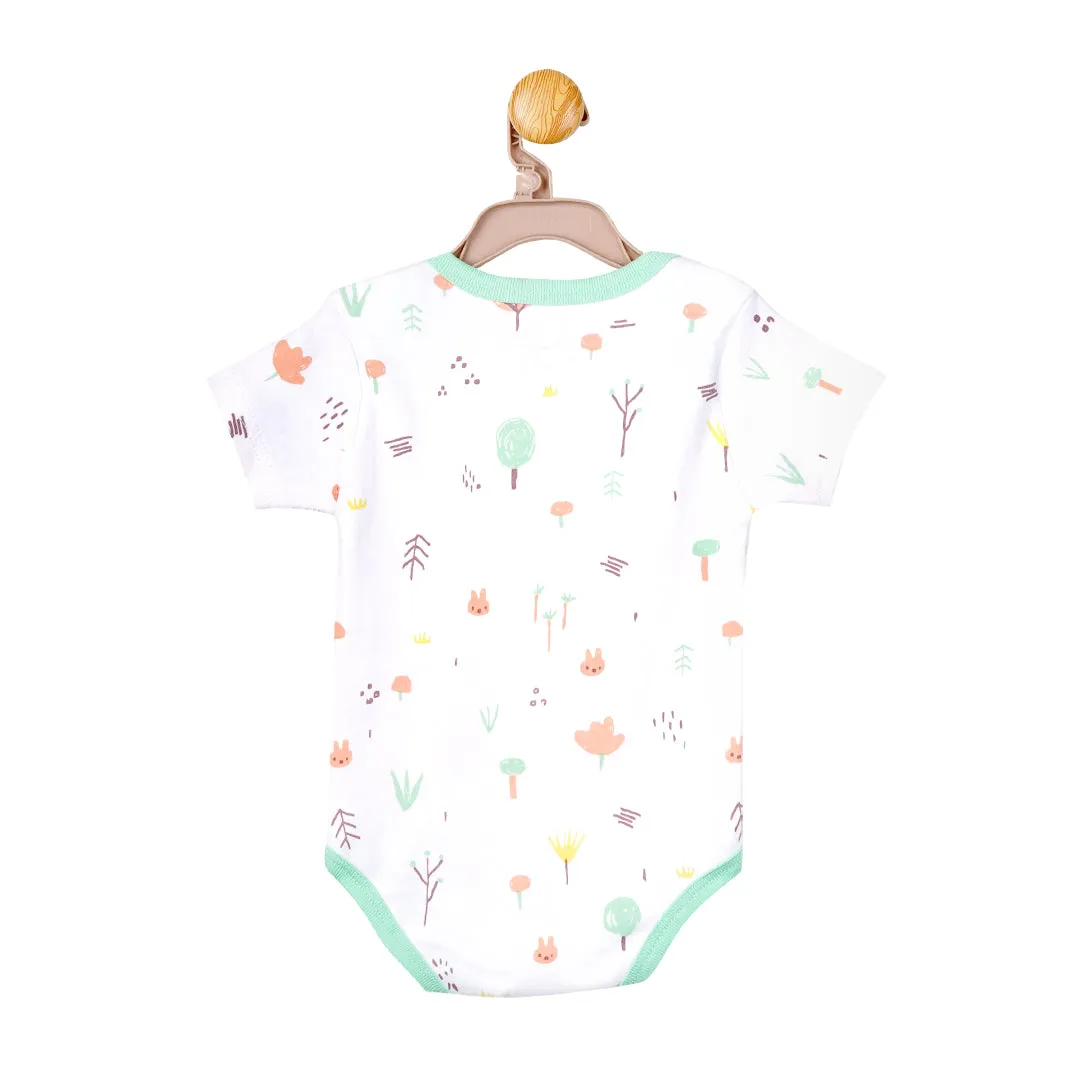 Bunny Breeze Bodysuit with Yellow Trim