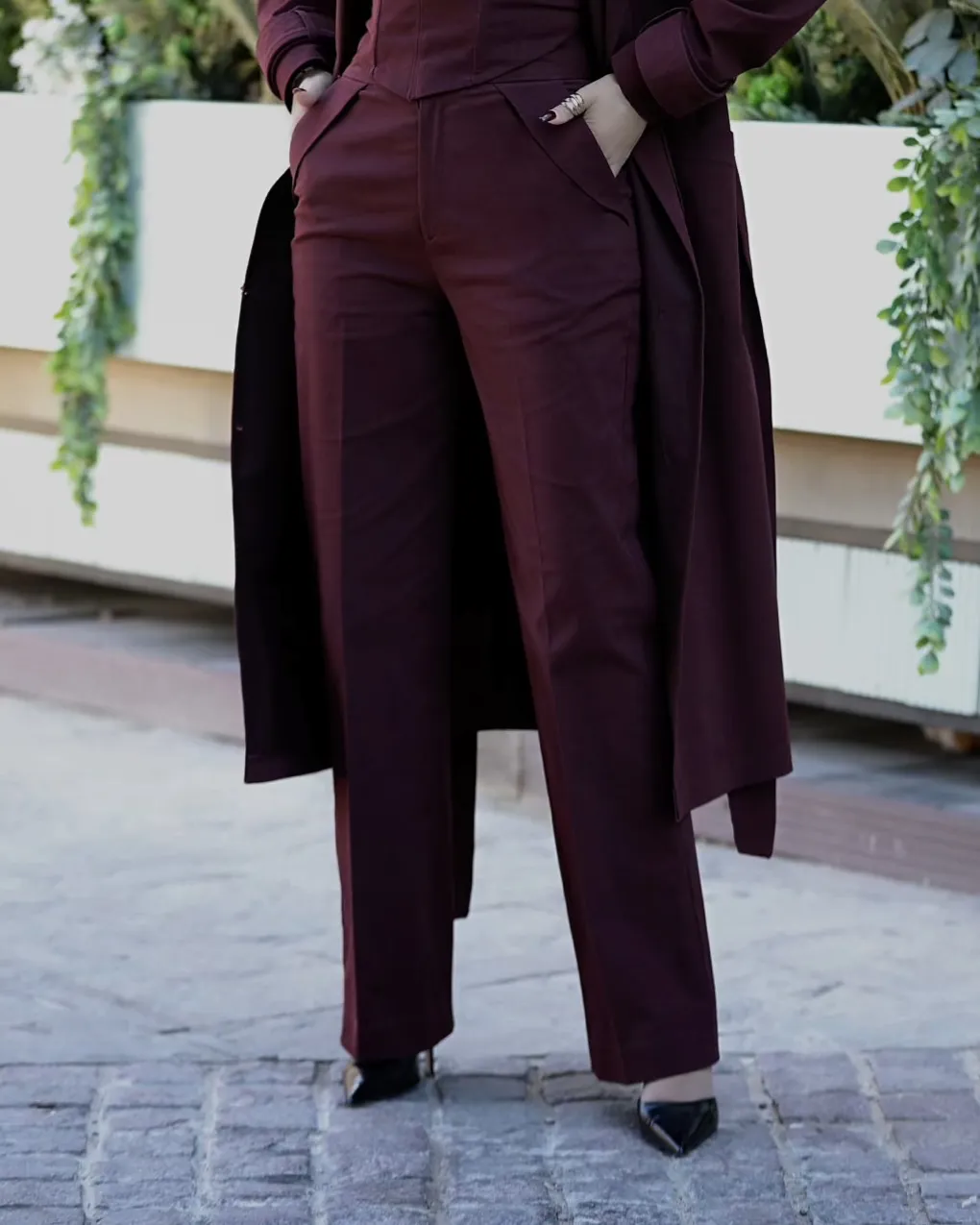 Burgundy Suit 3 Pieces