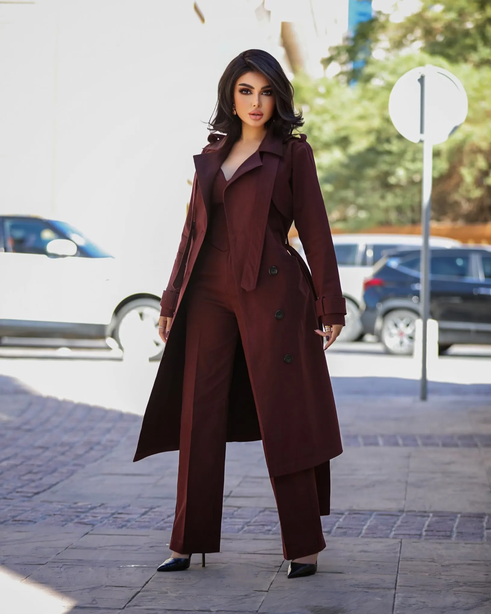 Burgundy Suit 3 Pieces