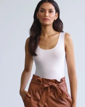 Butter Tank Bodysuit | White