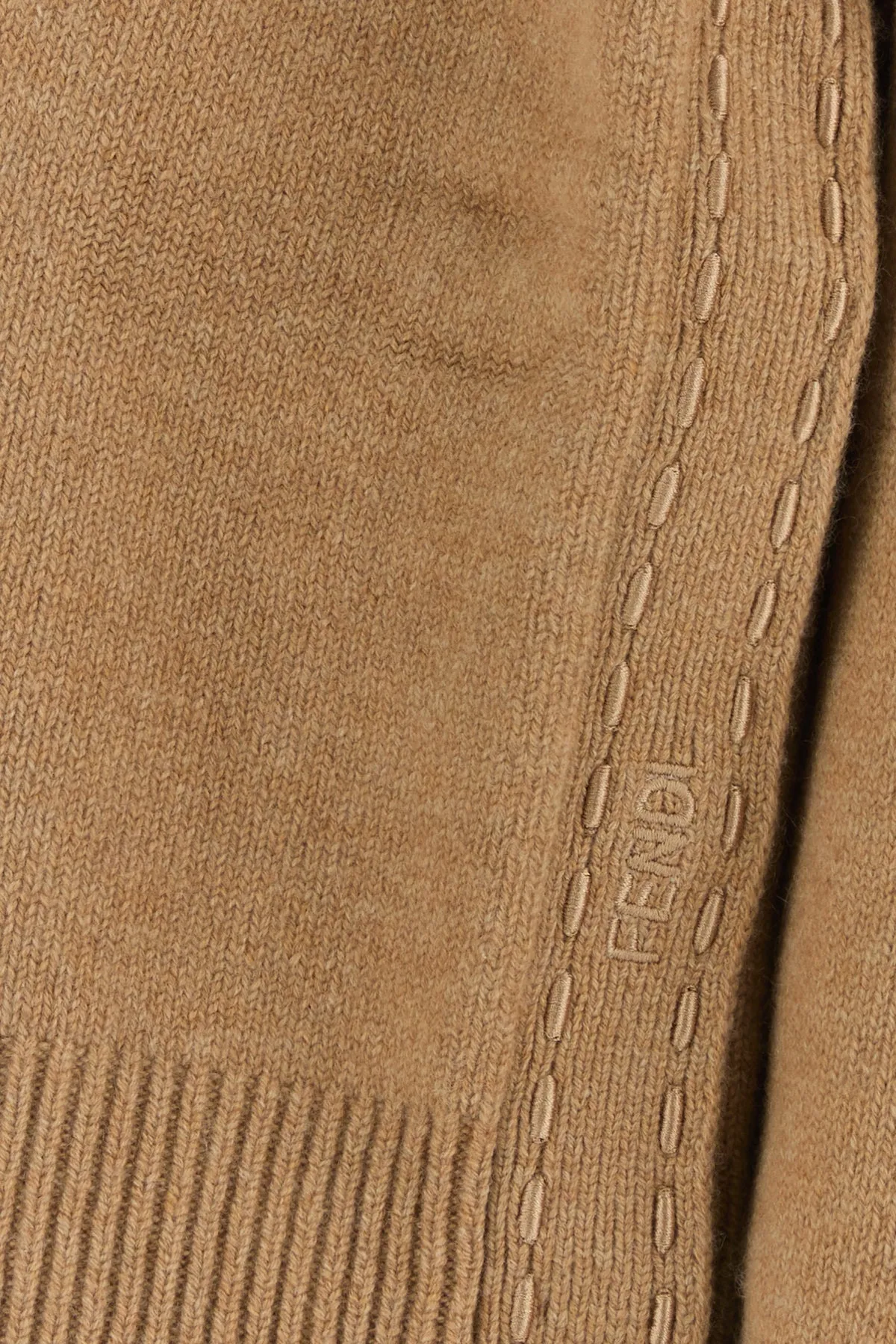 Camel cashmere blend sweater