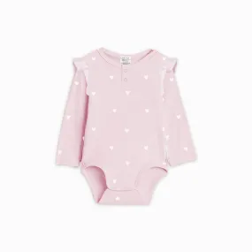 CHILD OF MINE BODYSUIT PINK HEARTS