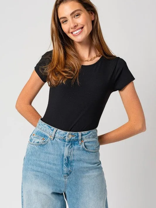 Chillin' Like a Villain Round Neck Short Sleeve Bodysuit