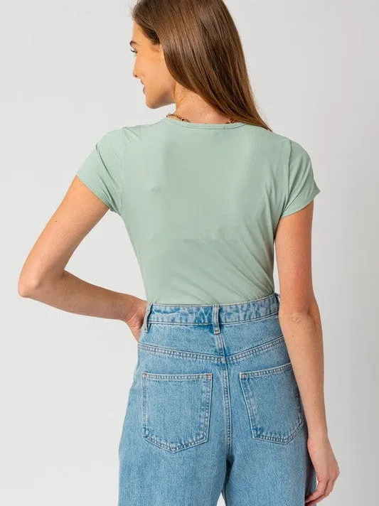 Chillin' Like a Villain Round Neck Short Sleeve Bodysuit