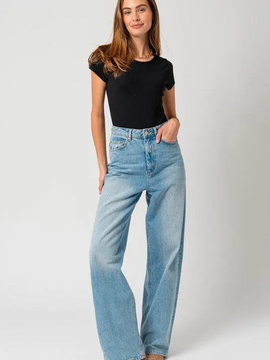 Chillin' Like a Villain Round Neck Short Sleeve Bodysuit