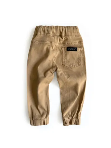 CHINO JOGGER - CAMEL