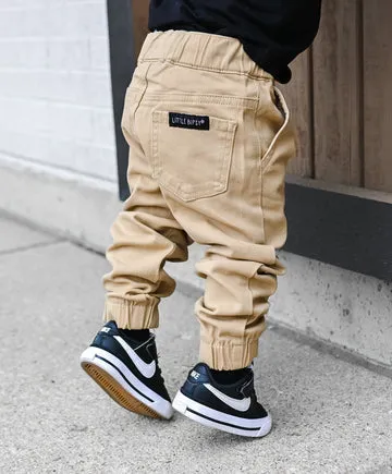 CHINO JOGGER - CAMEL