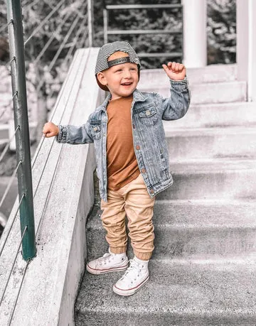 CHINO JOGGER - CAMEL
