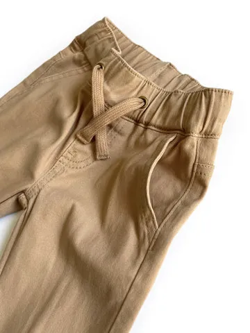 CHINO JOGGER - CAMEL