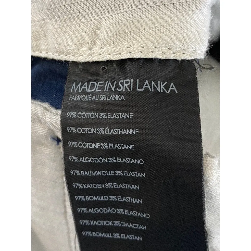 CLUB MONACO Men's Dark Blue Modern Slim-Fit Conner Chino Pant SZ 33x32