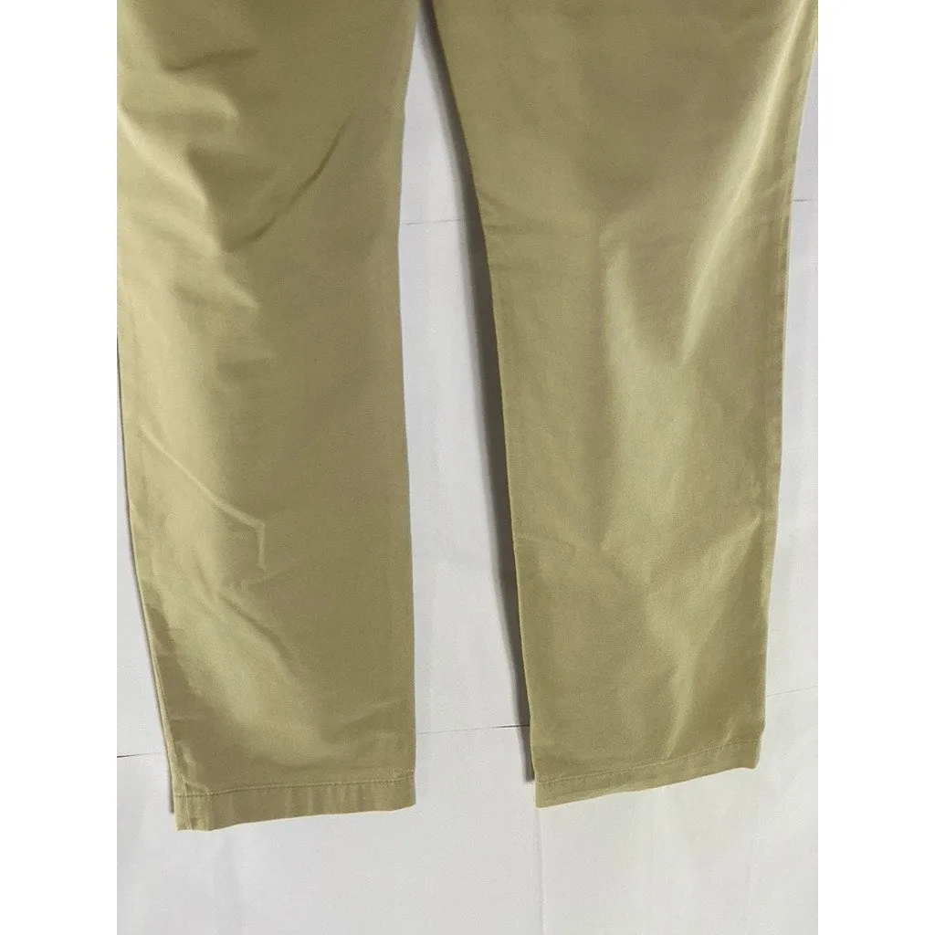 CLUB MONACO Men's Tan Modern Slim-Fit Conner Chino Pant SZ 33x32