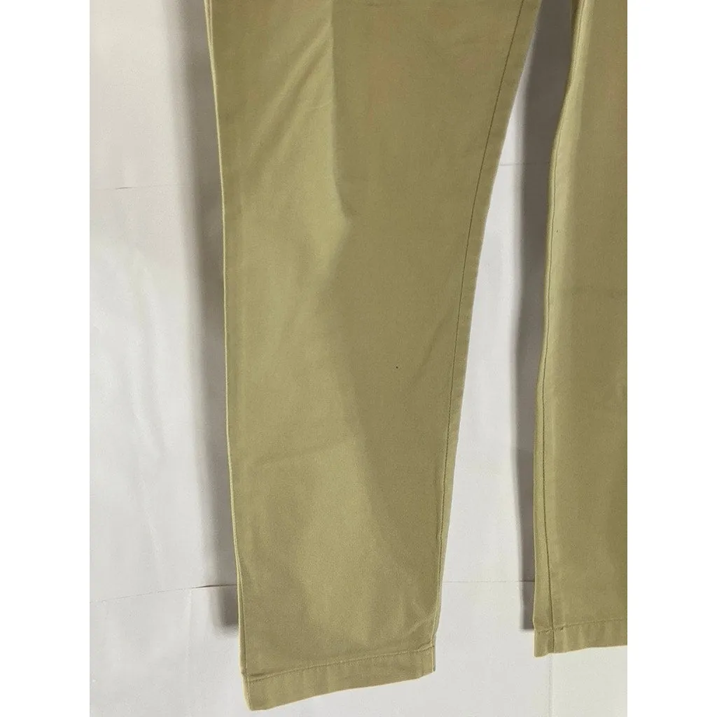 CLUB MONACO Men's Tan Modern Slim-Fit Conner Chino Pant SZ 33x32