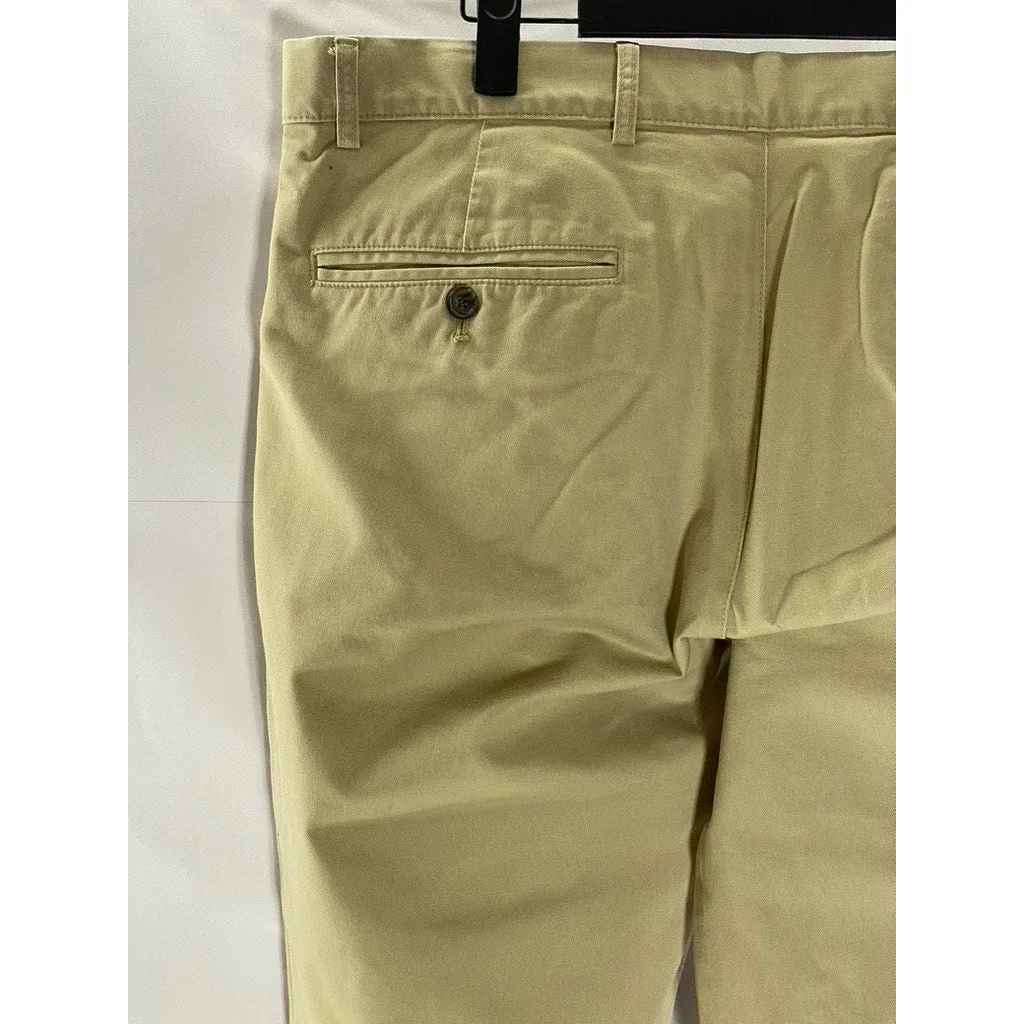 CLUB MONACO Men's Tan Modern Slim-Fit Conner Chino Pant SZ 33x32