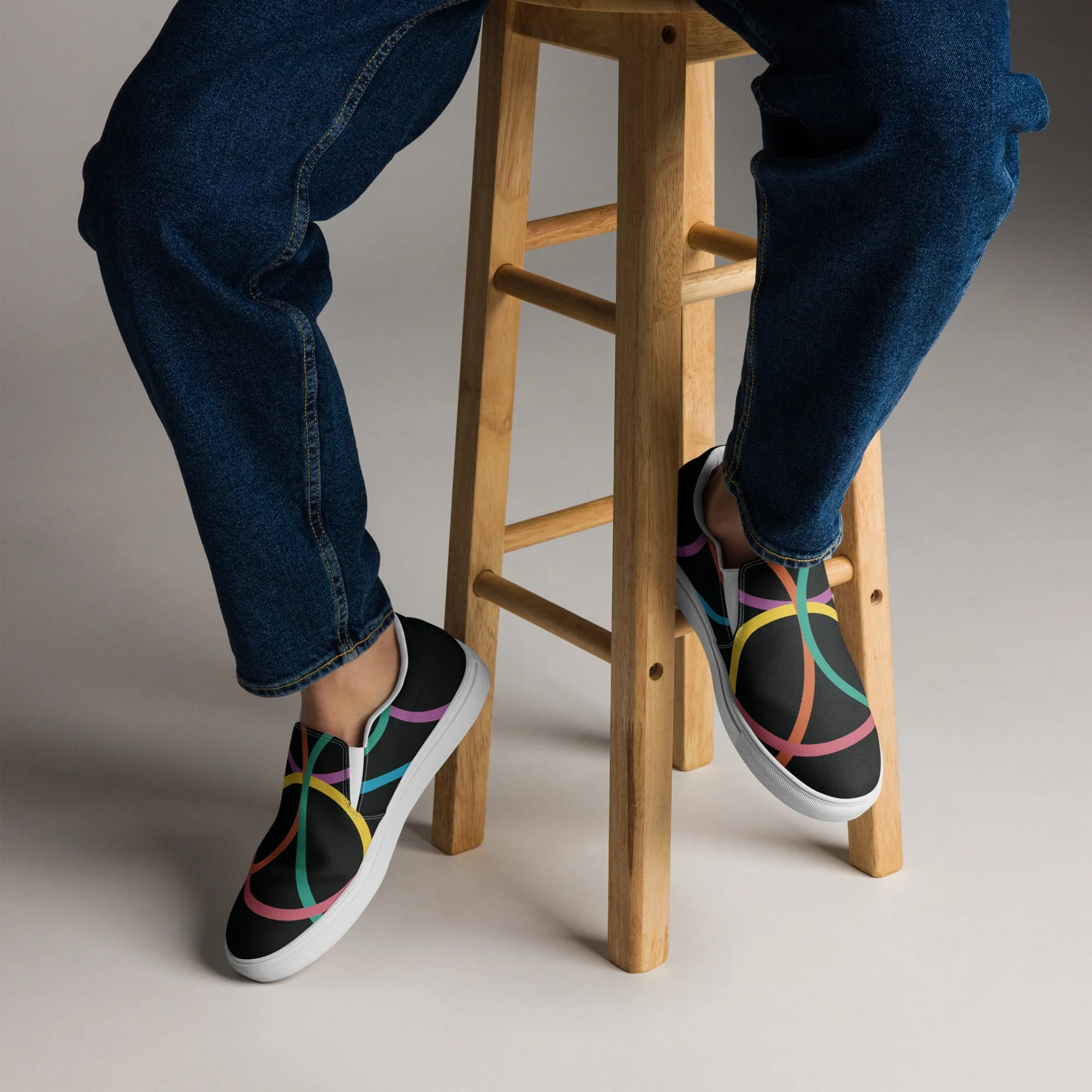 CONNECTED Men’s Slip-On Canvas Shoes