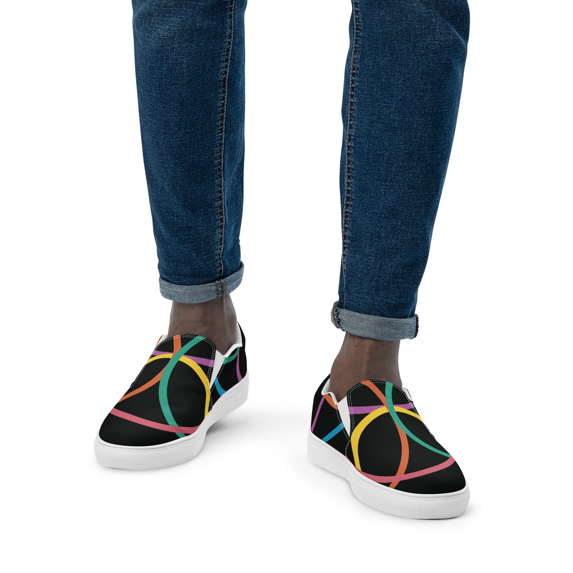 CONNECTED Men’s Slip-On Canvas Shoes