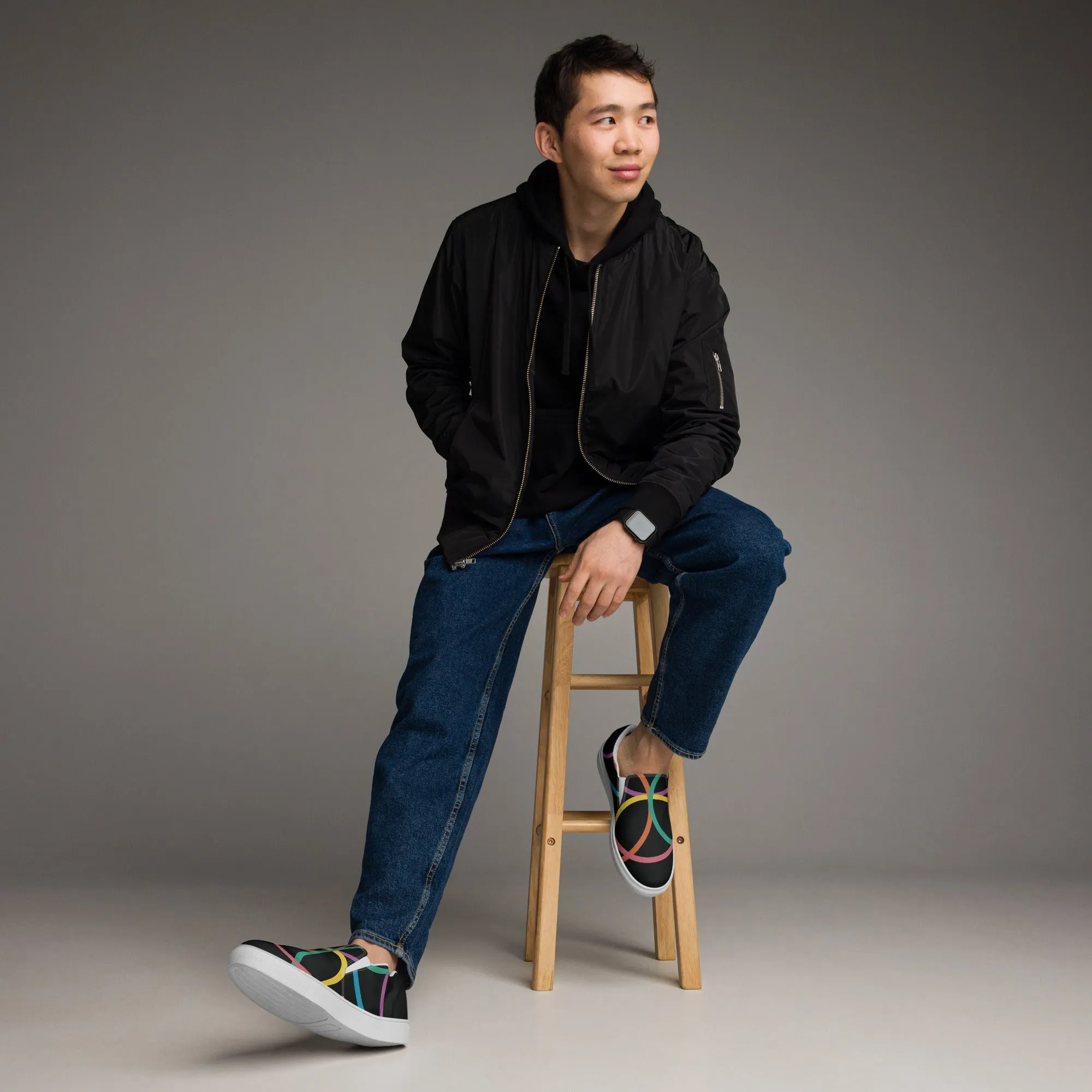 CONNECTED Men’s Slip-On Canvas Shoes