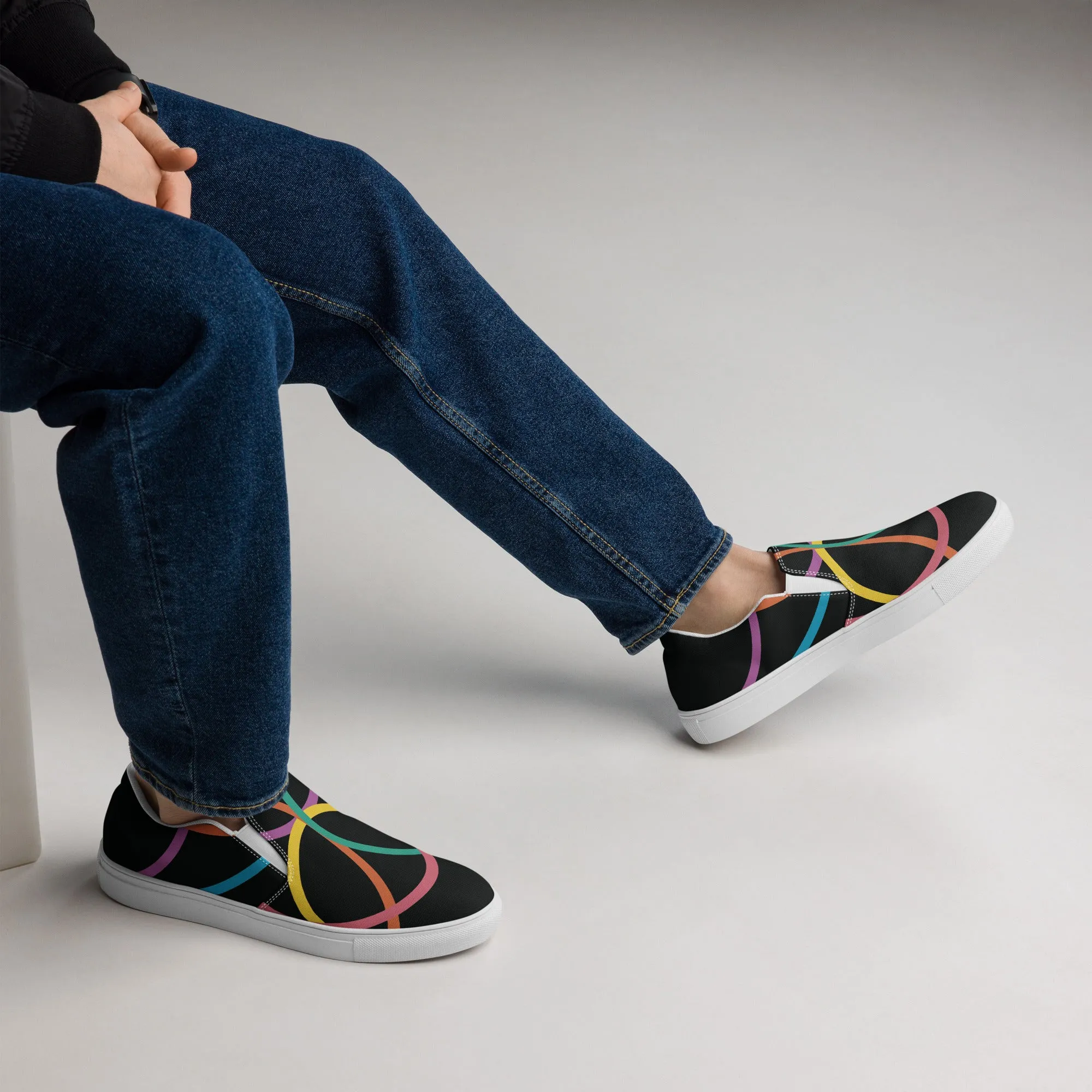 CONNECTED Men’s Slip-On Canvas Shoes