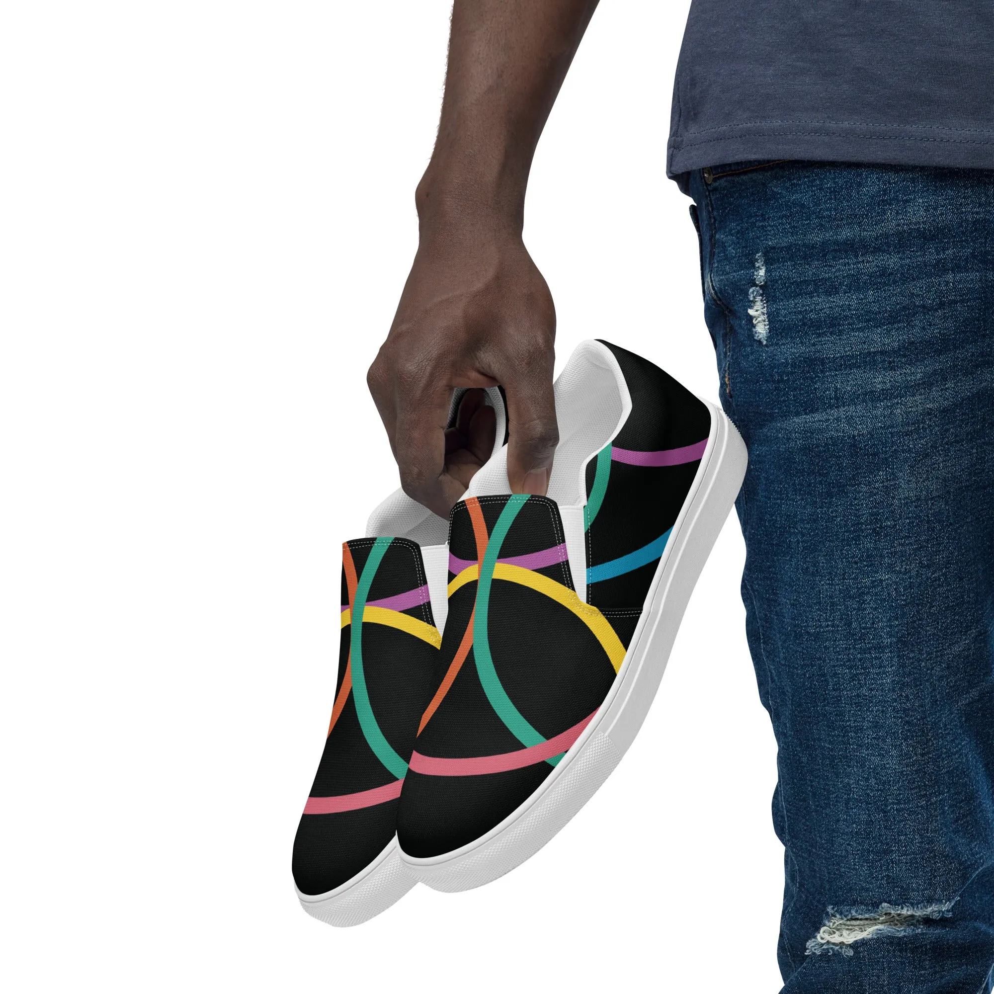CONNECTED Men’s Slip-On Canvas Shoes