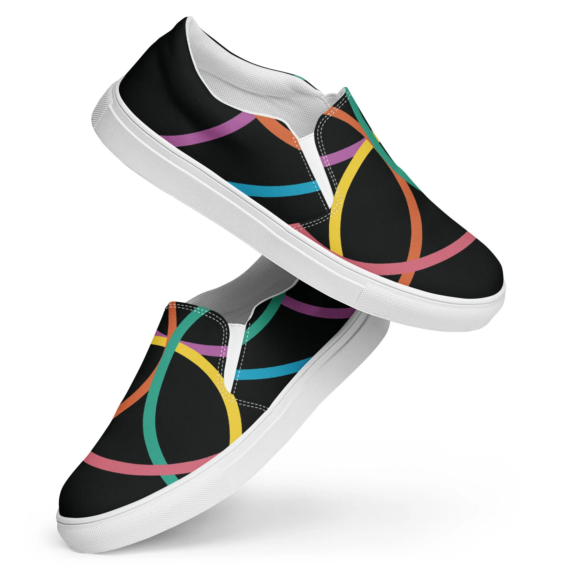 CONNECTED Men’s Slip-On Canvas Shoes