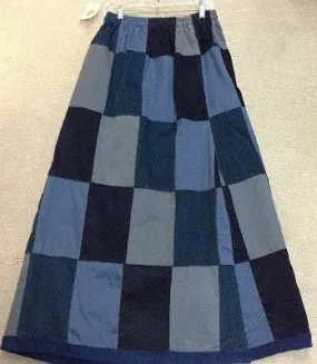 Corduroy Patchwork Skirt