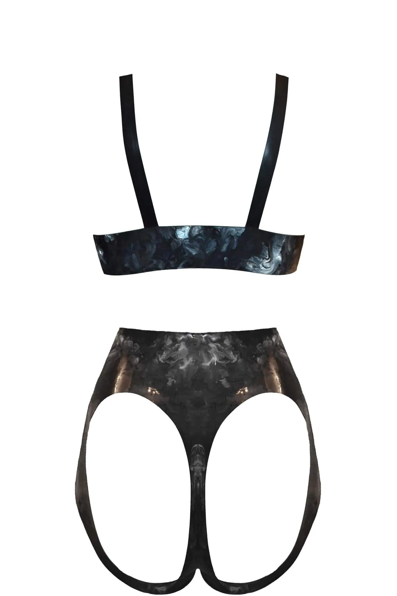 Cupido Serena Latex Lingerie Set